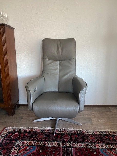 Relax fauteuil Twice TW082, Ophalen, Gebruikt, Leer, Eén