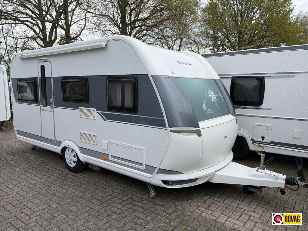 Hobby Prestige 455 UF Mover/Luifel/Fietsdrager, Rondzit, Hobby, Bedrijf, 5 tot 6 meter