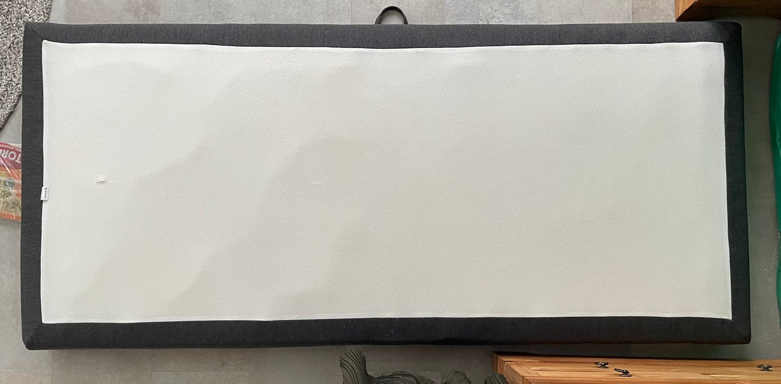 Bazabed/boxspring met opbergbox Gratis, Ophalen, Gebruikt, 90 cm, Eenpersoons