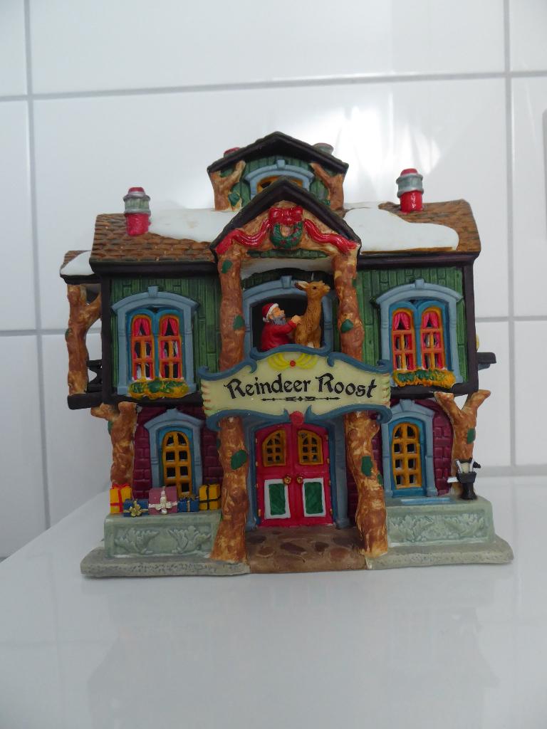 Retired Lemax Item - Reindeer roost -  Ik ruim op, Ophalen of Verzenden, Zo goed als nieuw