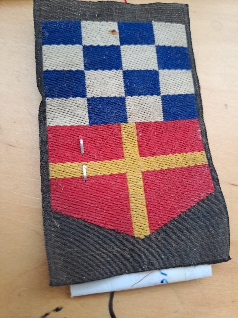 Vintage Militair Embleem - nationale reserve, Onbekend@voorbeeld.com, Overige gebieden, Onbekend, Ophalen of Verzenden