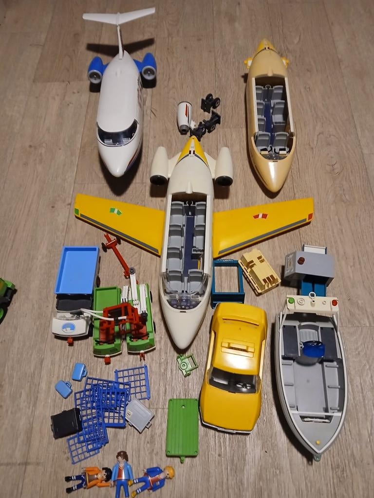 Playmobil Vliegtuigen, douane en taxi, Ophalen of Verzenden, Gebruikt