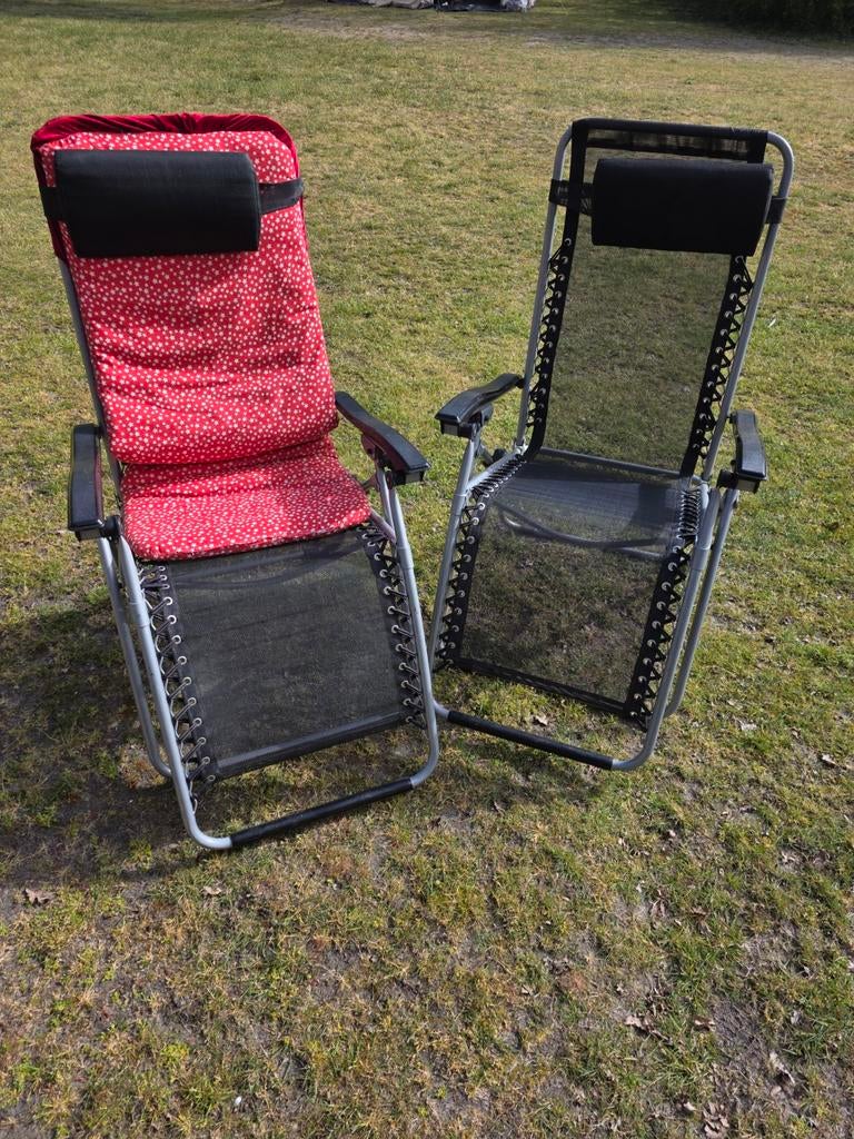 Heerlijke luie stoelen 2x, Tuin en Terras, Tuinstoelen, Ophalen
