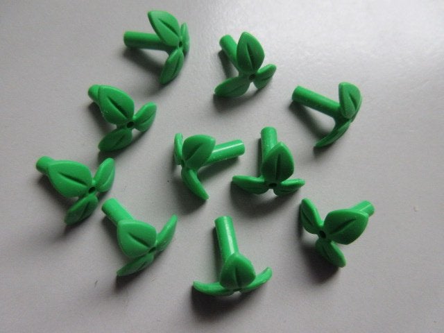 nr. 9417, 10 Plantjes, bright green., Ophalen of Verzenden, Zo goed als nieuw, Lego
