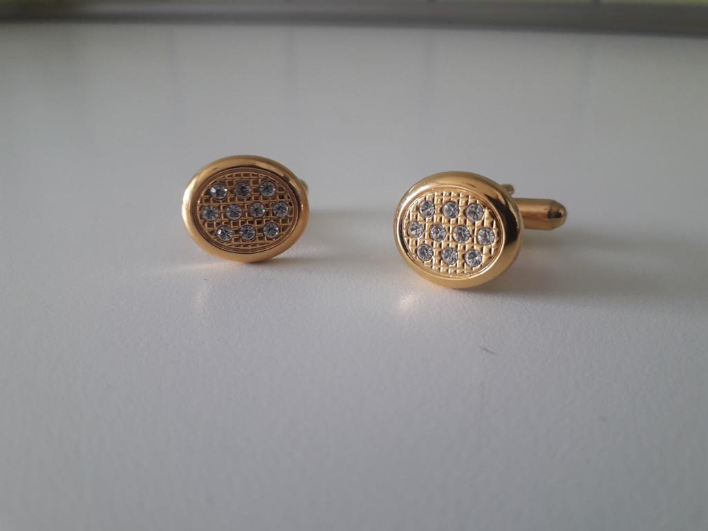 Manchetknopen, Ophalen of Verzenden, Zo goed als nieuw, Goud