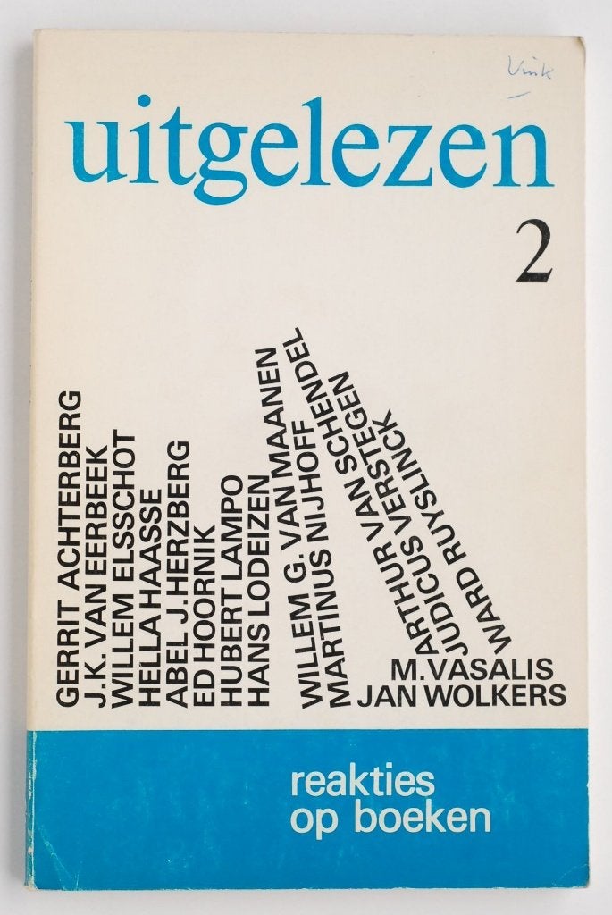 Uitgelezen 2 - Reacties op boeken jaren 70, Gelezen, Verzenden, Diverse auteurs, Nederland