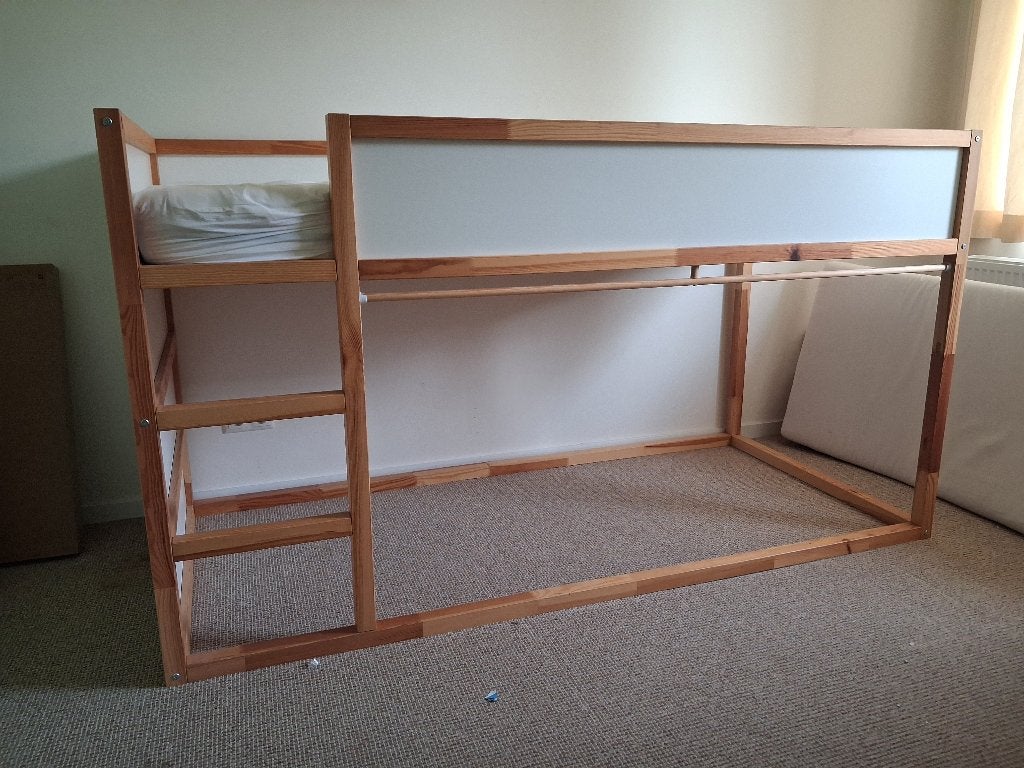 IKEA bed KURA, Kinderen en Baby's, Kinderkamer | Bedden, Ophalen, 85 tot 100 cm, Gebruikt, Hoogslaper of Stapelbed