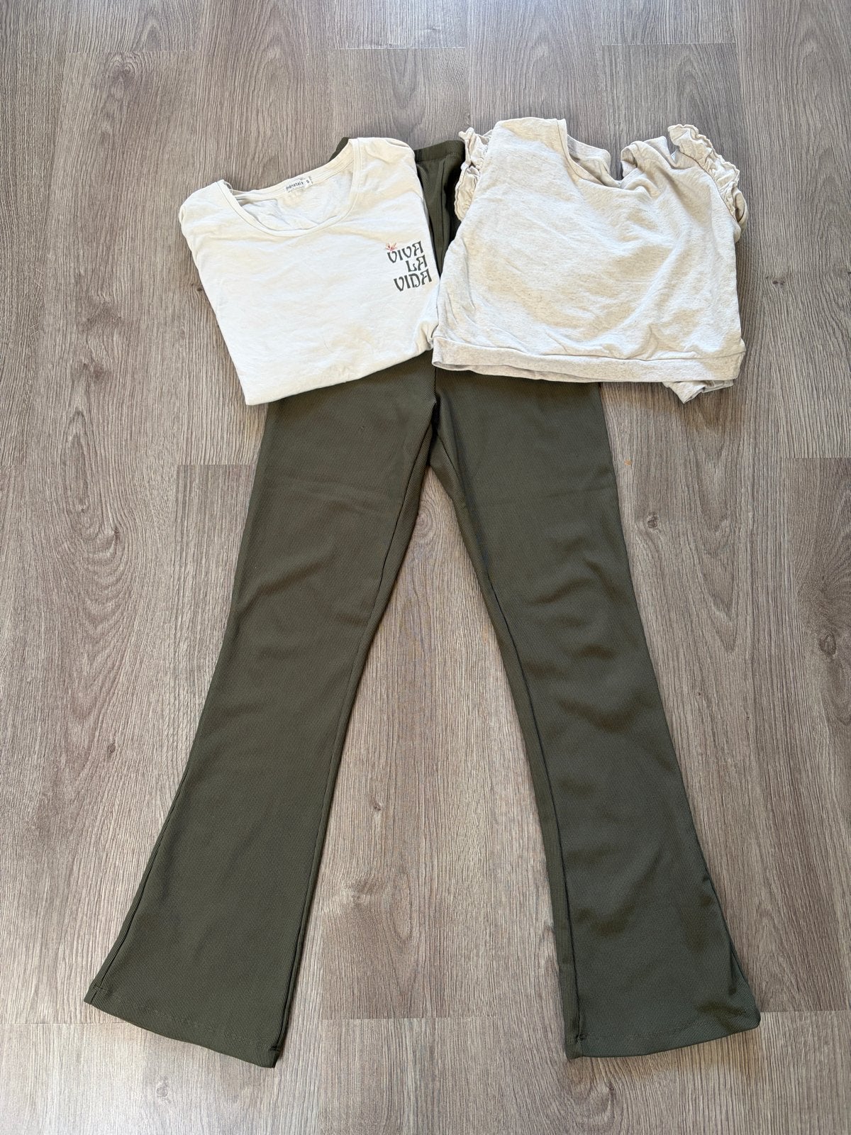 Prenatal Zwangerschapsset: Broek & 2 Tops (S/XS), Kleding | Dames, Ophalen of Verzenden, Maat 36 (S), Gedragen, Broek of Spijkerbroek