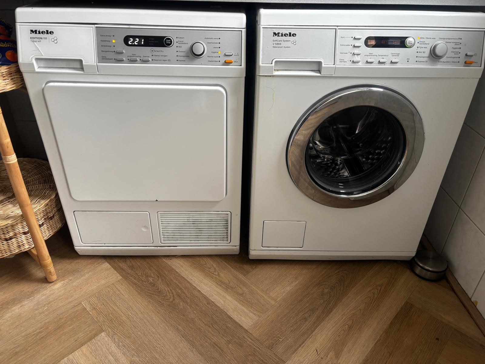 Wasmachine + droger MIELE | wasmachine werkt perfect