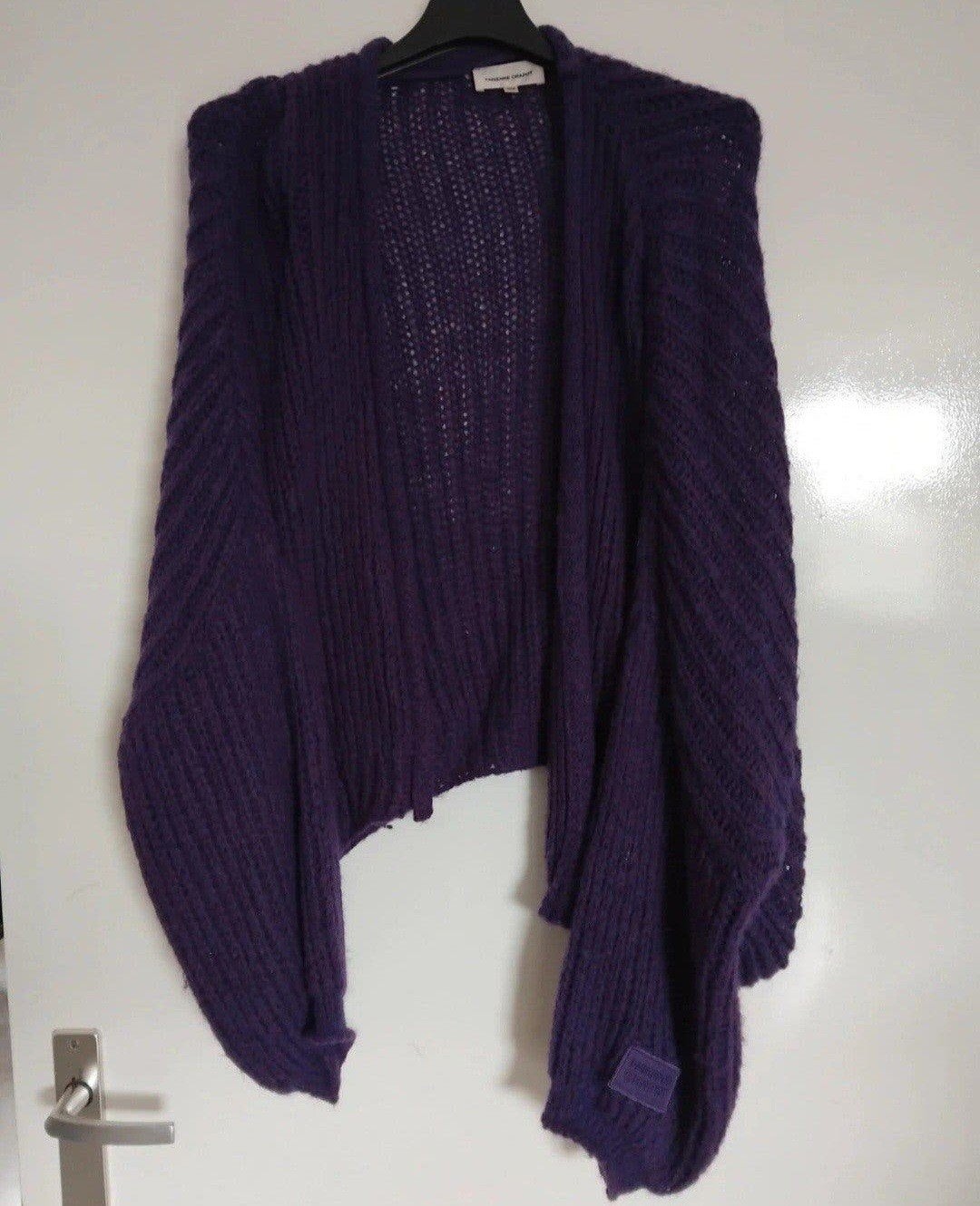 Fabienne Chapot Harper Cardigan Paars S/M, Maat 38/40 (M), Paars, Ophalen of Verzenden, Zo goed als nieuw