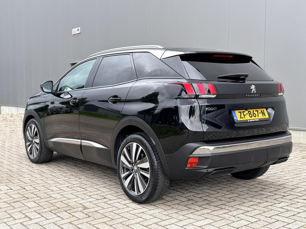 Peugeot 3008 1.2 Allure Automaat|Dealer OH|Navi|LED|Cruise|N, Auto's, Gebruikt, 1199 cc, Met garantie (alle), Zwart