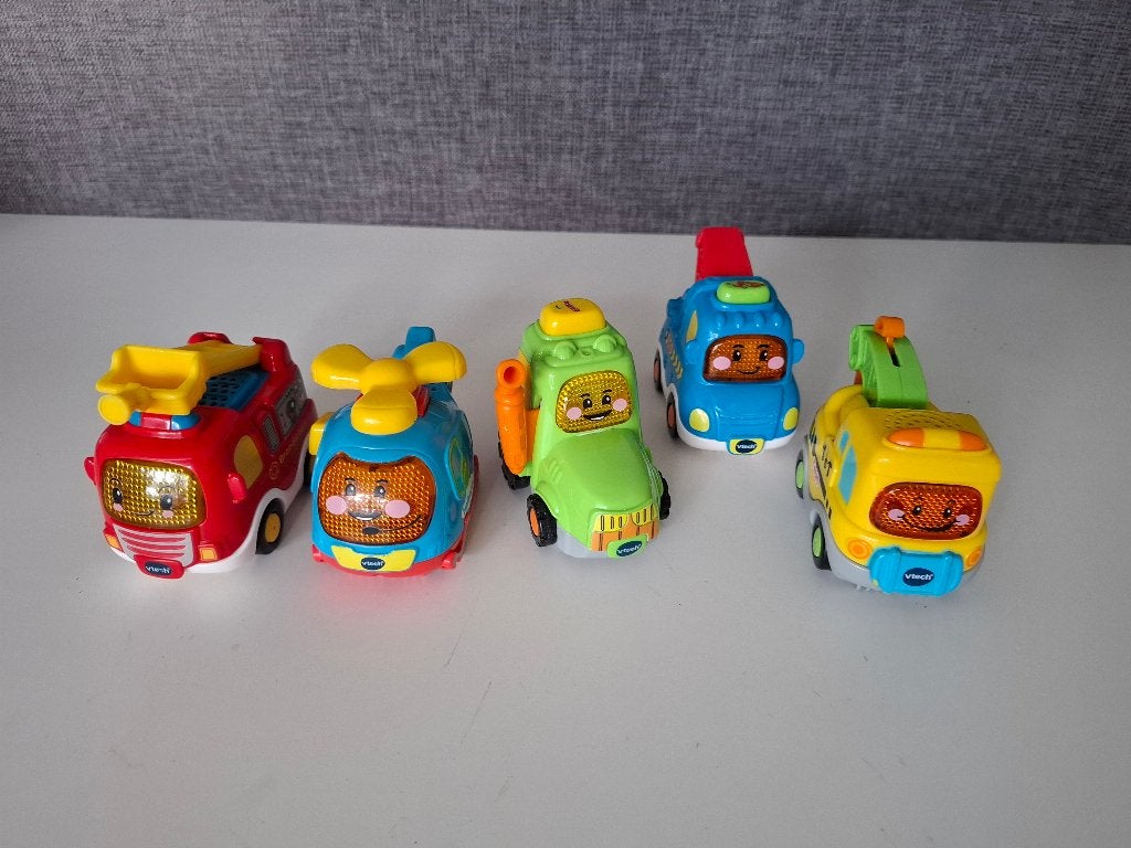 Vtech toet toet baan met auto's, Ophalen, Gebruikt, 2 tot 4 jaar