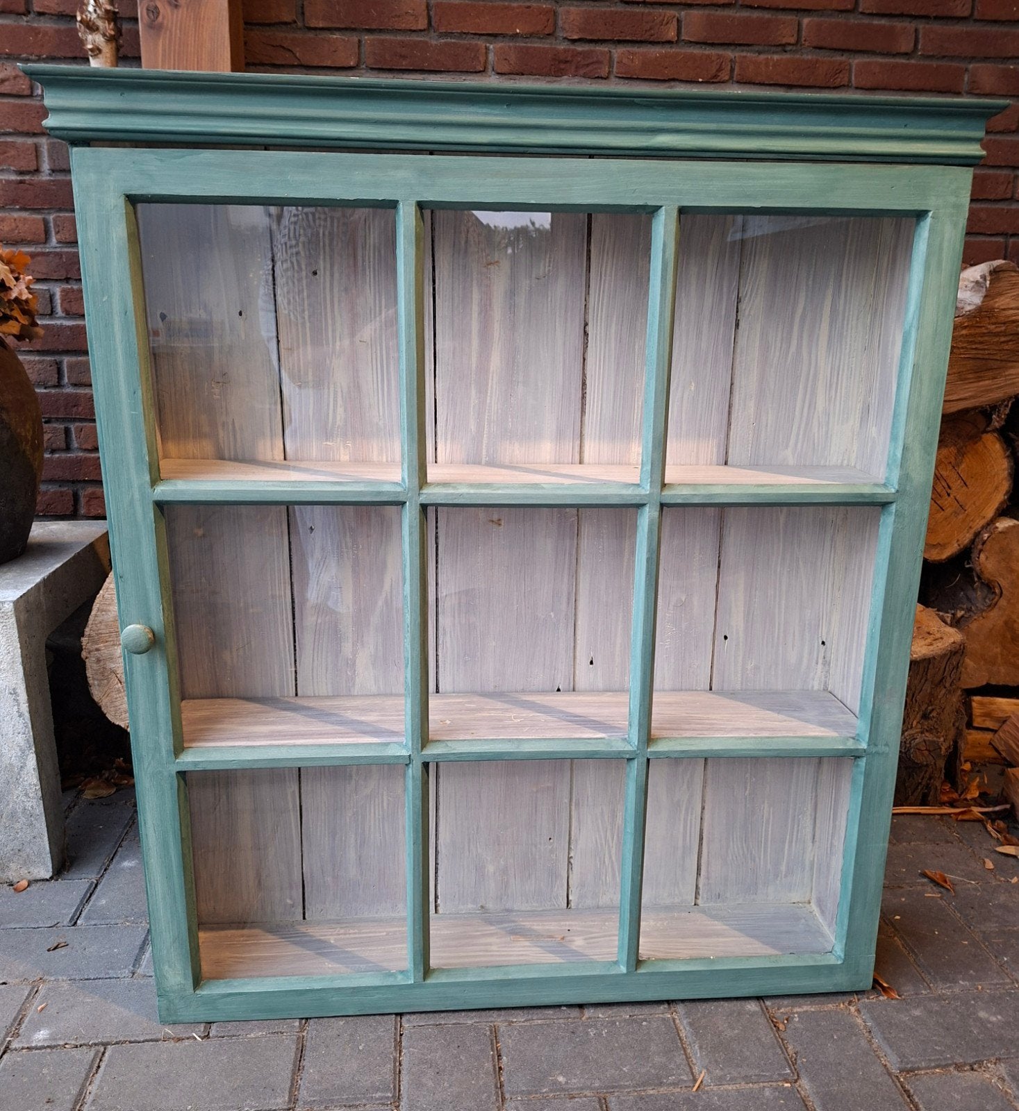 landelijke keuken ( wand)kast van oud hout, Antiek en Kunst, Curiosa en Brocante, Ophalen