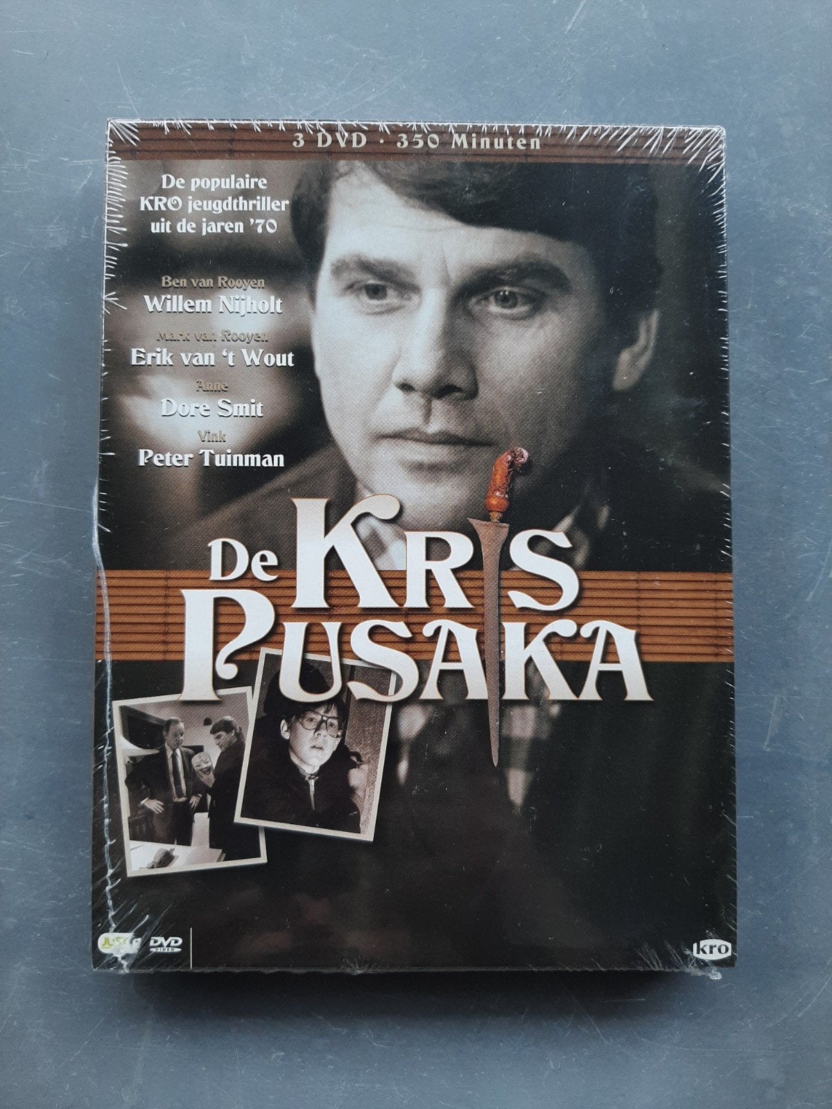 De Kris Pusaka - KRO jeugdthriller uit de jaren '70 (3 DVD), Alle leeftijden, Nieuw in verpakking, Detective en Krimi, Ophalen of Verzenden