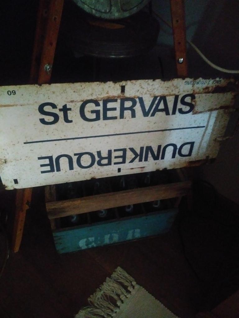 Brocant Frans/Belgisch spoorwegenbord, Ophalen of Verzenden