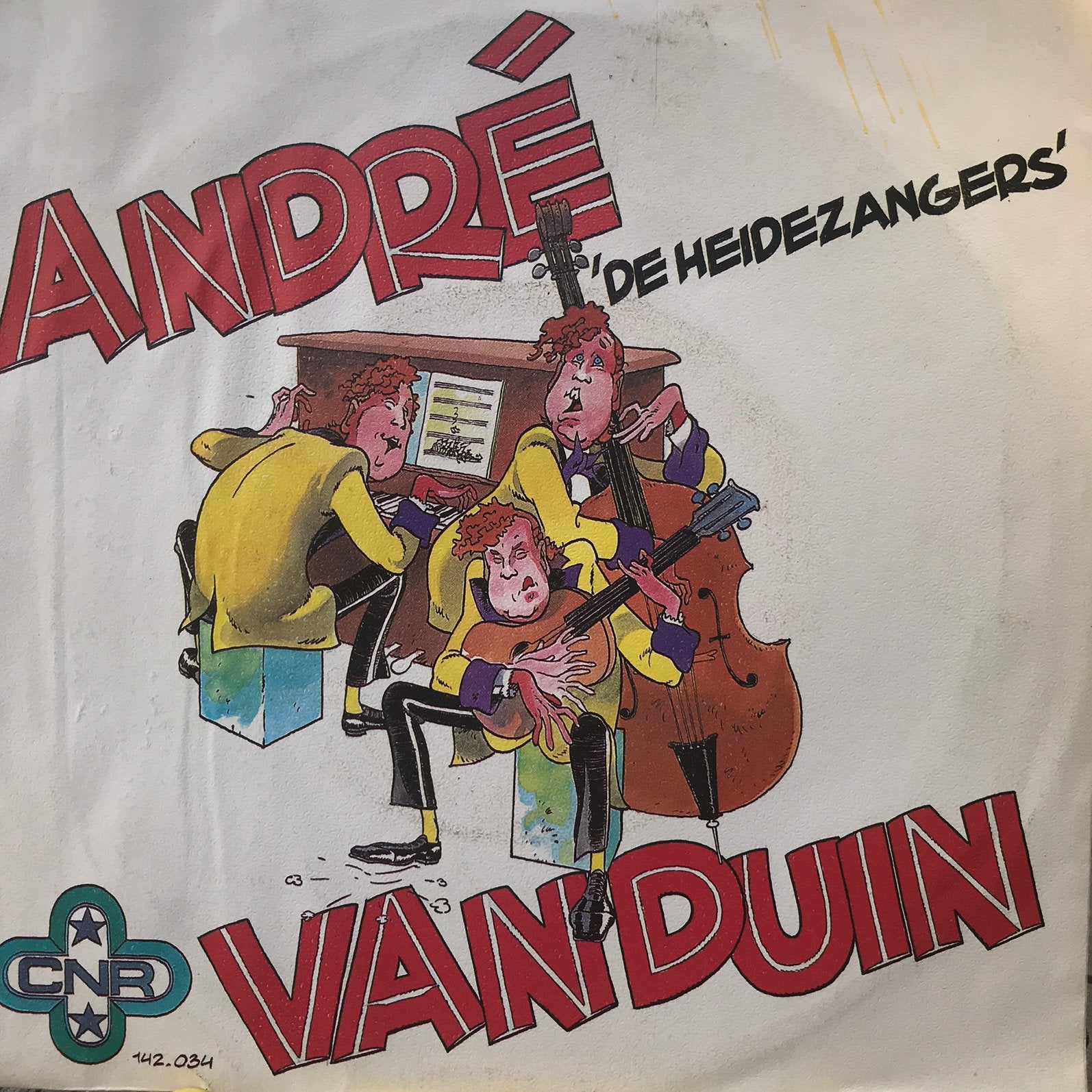 André van Duin - De Heidezangers / De konsnertzangeres, Cd's en Dvd's, Vinyl Singles, Ophalen of Verzenden