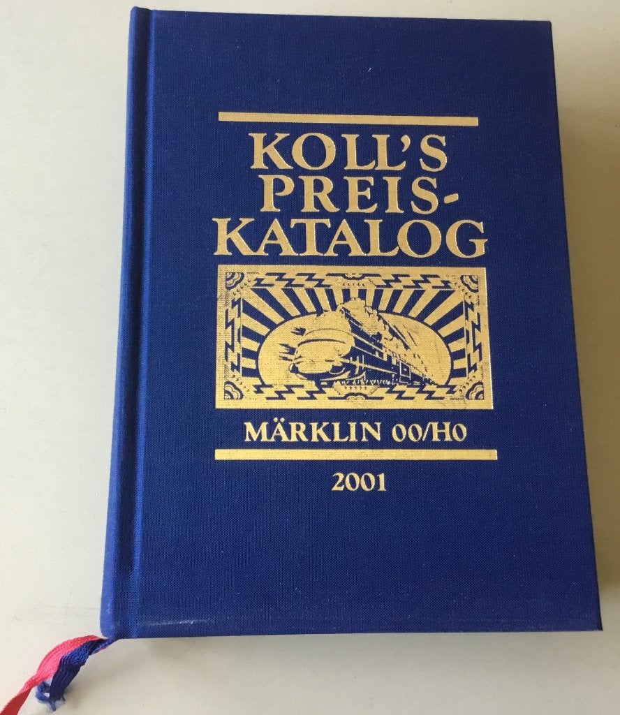 Märklin H0 Koll's Prijscatalogus 2001 gebonden editie 1136 b, Wisselstroom, Zo goed als nieuw, Märklin, Boek, Tijdschrift of Catalogus
