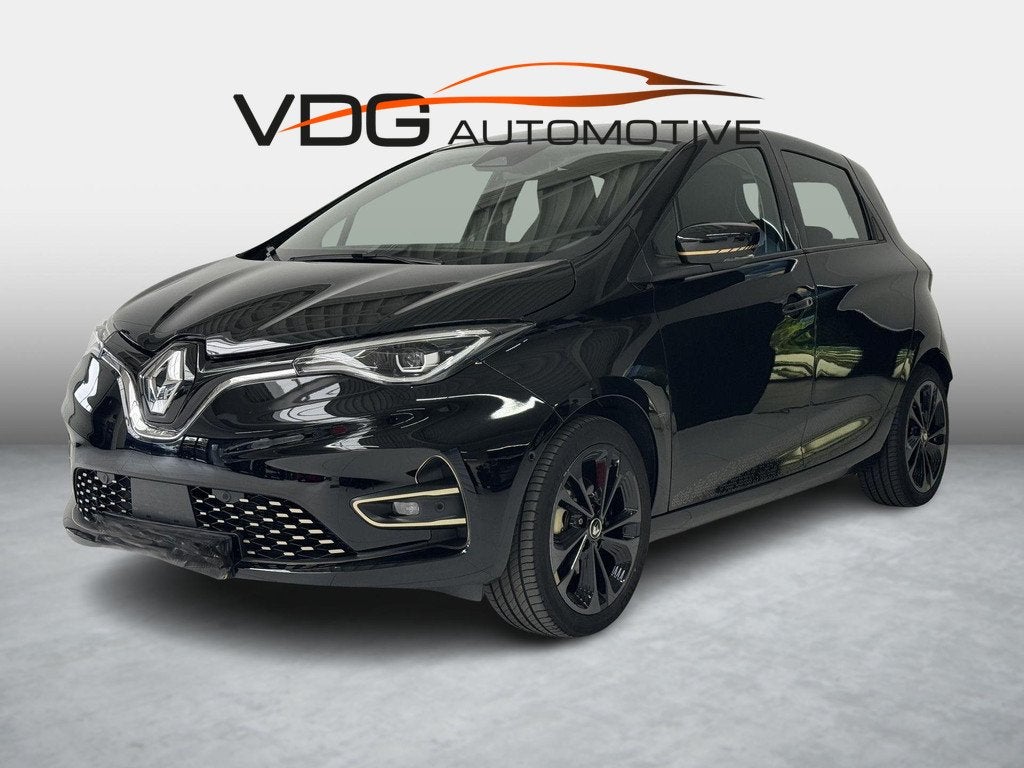 Renault ZOE R135 Iconic 52 kWh Snel lader/ soh 94%/ Koopaccu, 136 pk, Gebruikt, Zwart, Automatische klimaatregeling