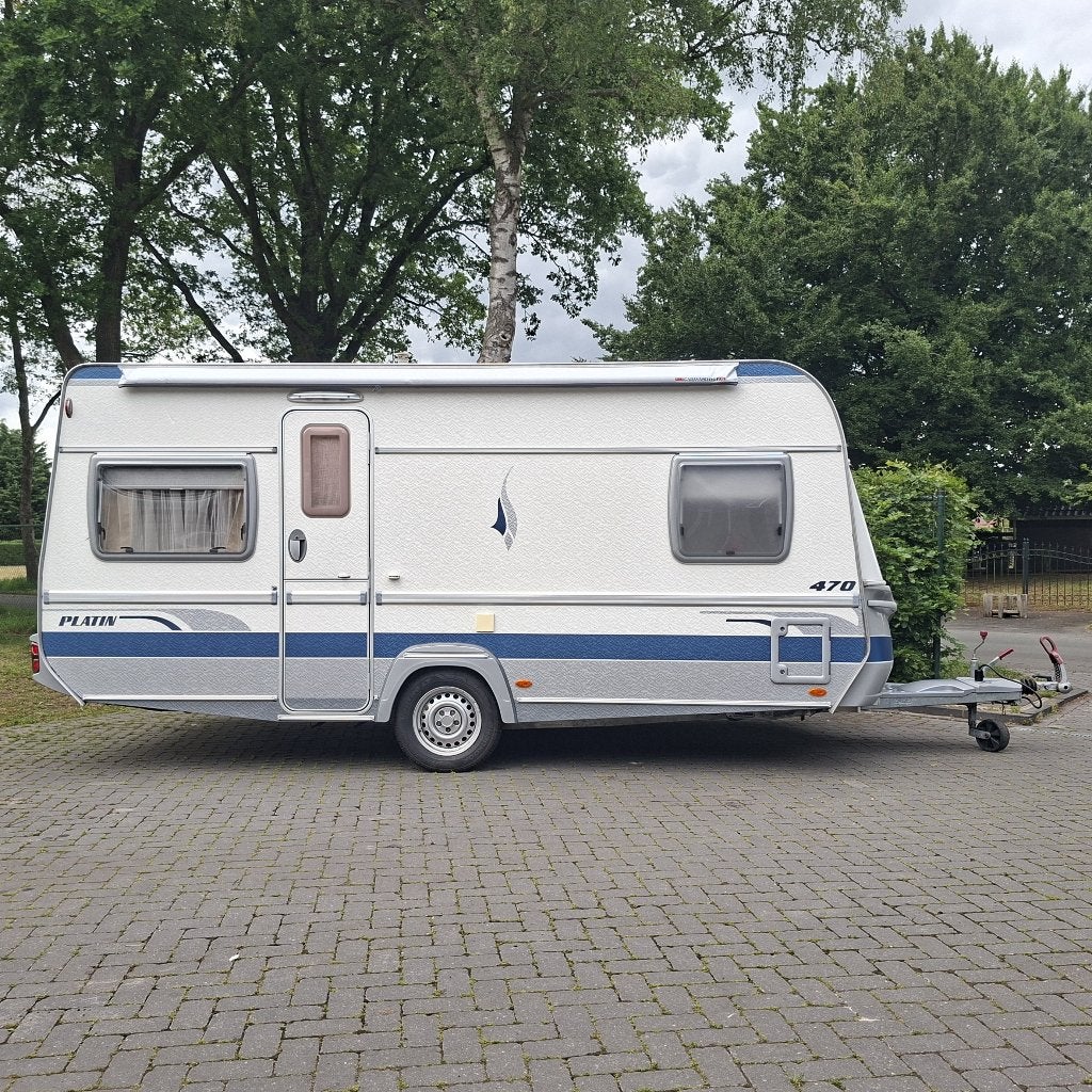 Fendt Platin 470 TB -Fietsendrager-Luifel-Satelliet, Rondzit, Bedrijf, Frans bed, Fendt
