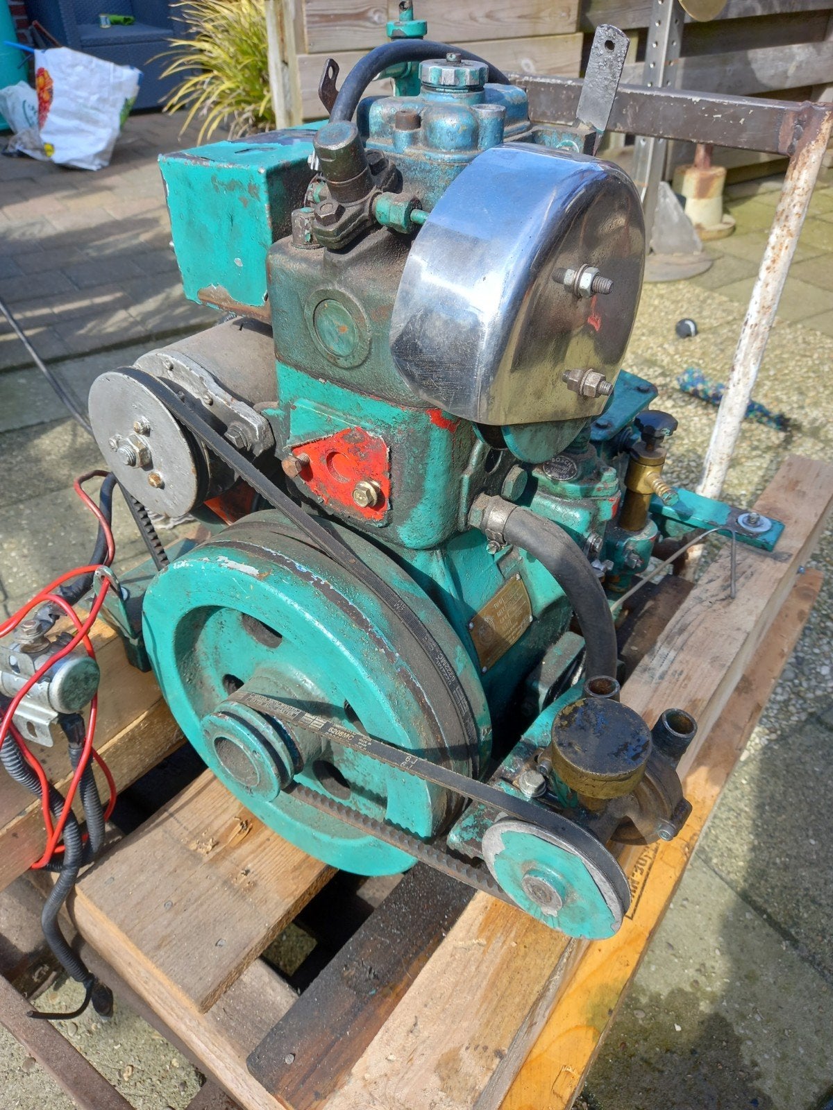 arona 1 cilinder 8 pk diesel, Doe-het-zelf en Verbouw, Ophalen, Dieselmotor
