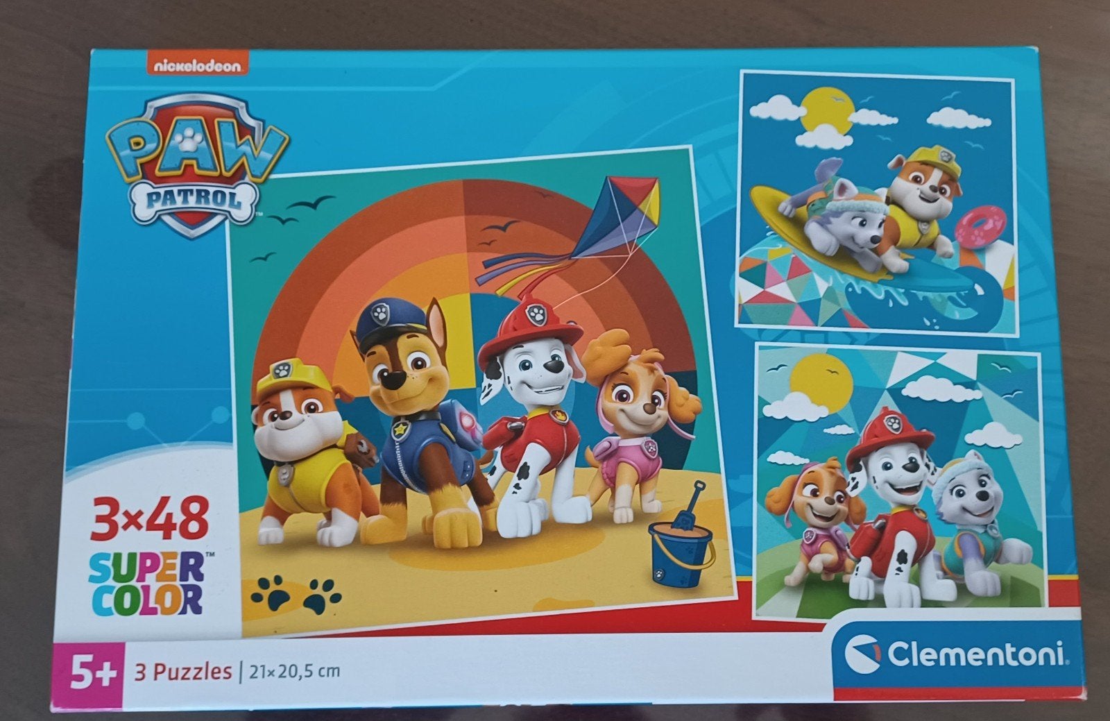 Paw Patrol 3x48 Super Color Puzzelset Clementoni, Ophalen of Verzenden, 10 tot 50 stukjes, Zo goed als nieuw, 6 jaar of ouder