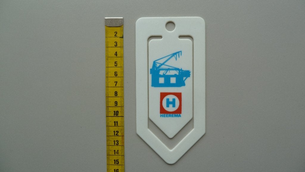 Heerema reuze paperclip, Ophalen of Verzenden, Kaart, Foto of Prent