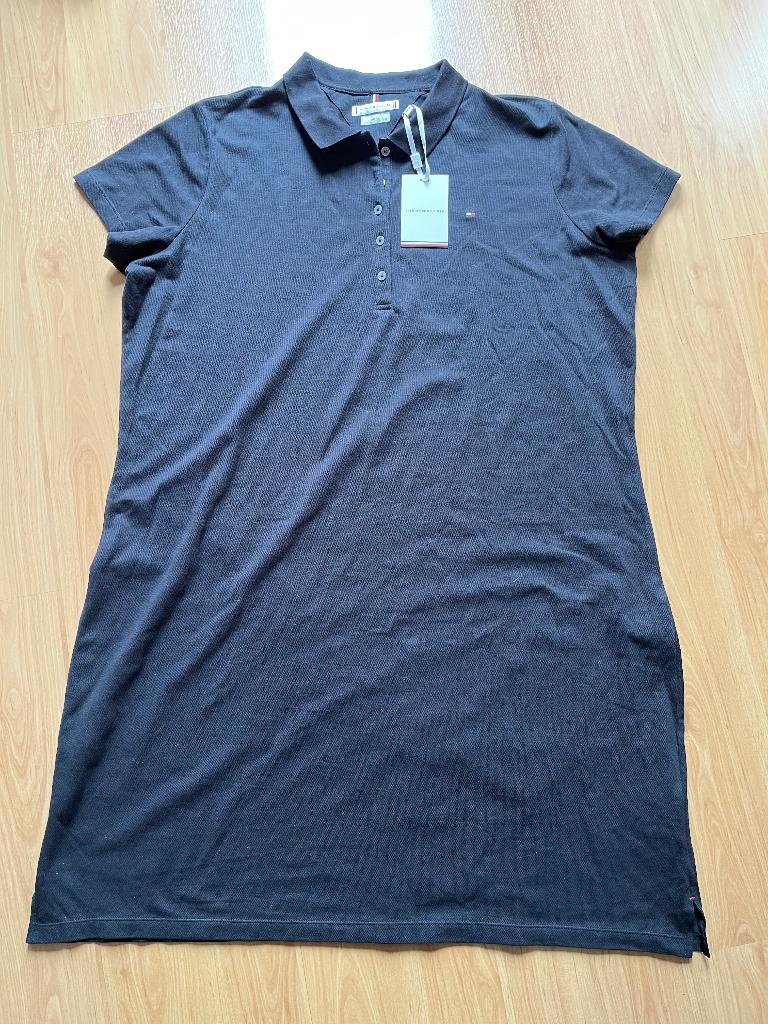 Tommy Hilfiger nieuwe zwarte polo dress 46 gratis verzonden, Verzenden, Nieuw, Tommy Hilfiger, Jurk
