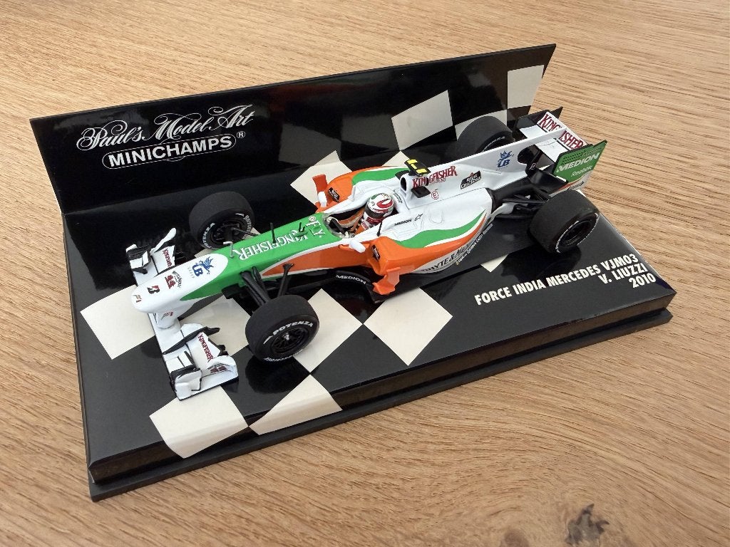 Liuzzi - Force India Mercedes VJM03 - 1:43 Minichamps F1, Ophalen of Verzenden, Nieuw, Auto, MiniChamps