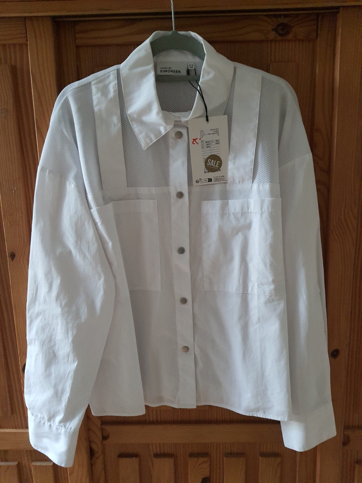 KAREN BY SIMONSEN MAAT 38..BLOUSE OF  ZOMERJASJE, Ophalen, Zo goed als nieuw, Maat 38/40 (M), Wit
