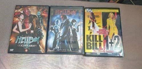Te koop dvds Hellboy & kill bill, Engels, Vanaf 16 jaar, Nederlands, Actie