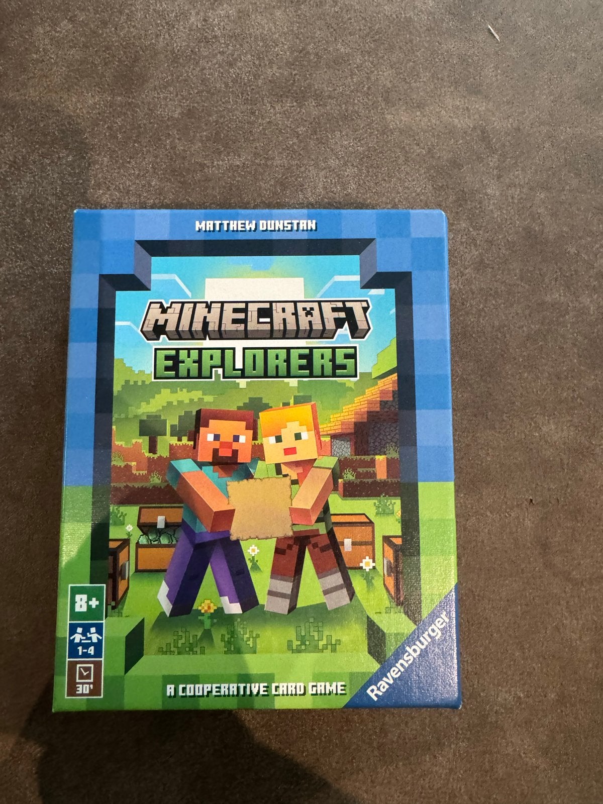 Minecraft Explorers Coöperatief Kaartspel Ravensburger, Een of twee spelers, Ophalen of Verzenden, Zo goed als nieuw