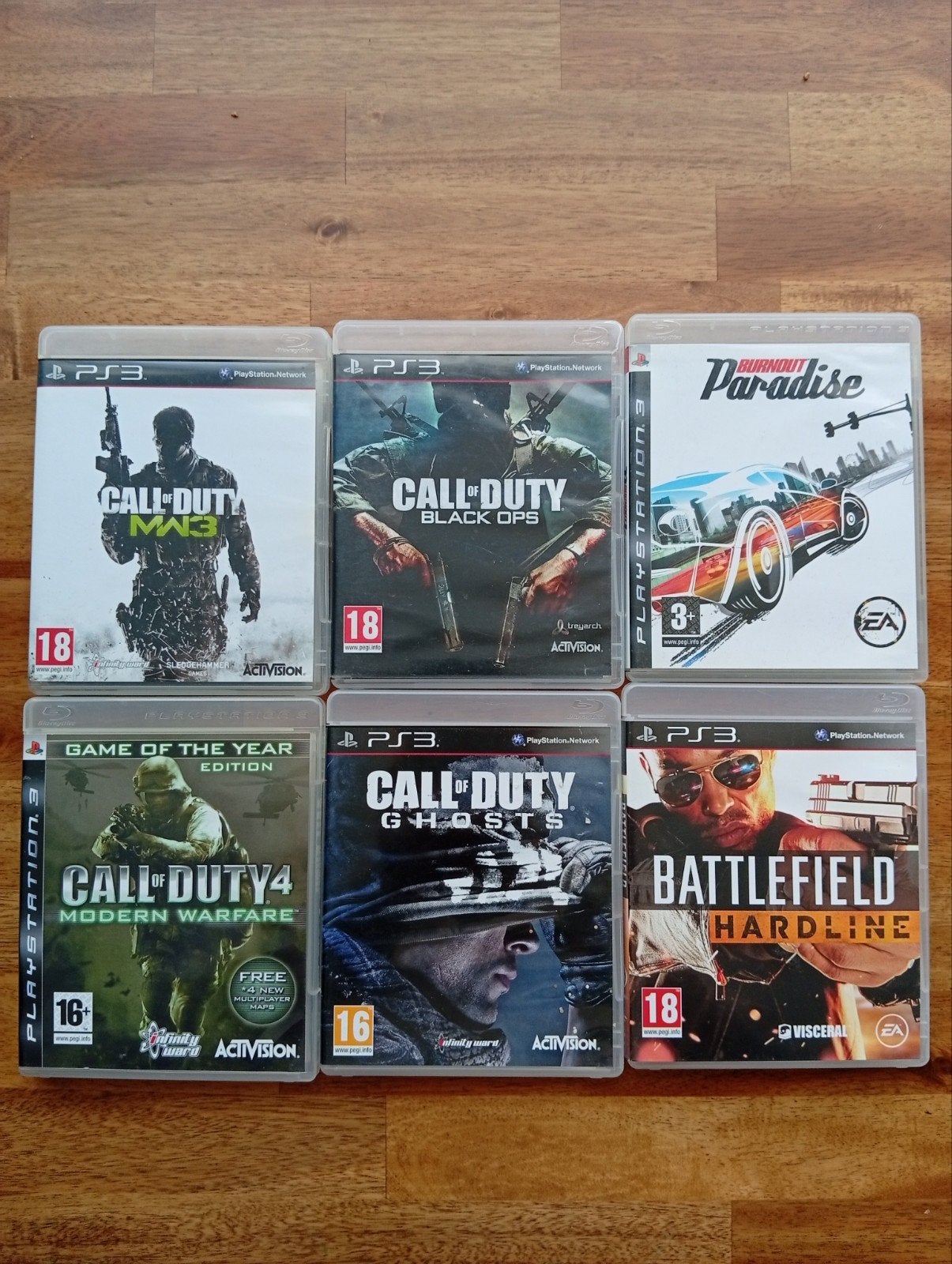 PS3 Games: Call of Duty, Battlefield, Burnout Paradise, Ophalen, Online, Gebruikt, Vanaf 18 jaar