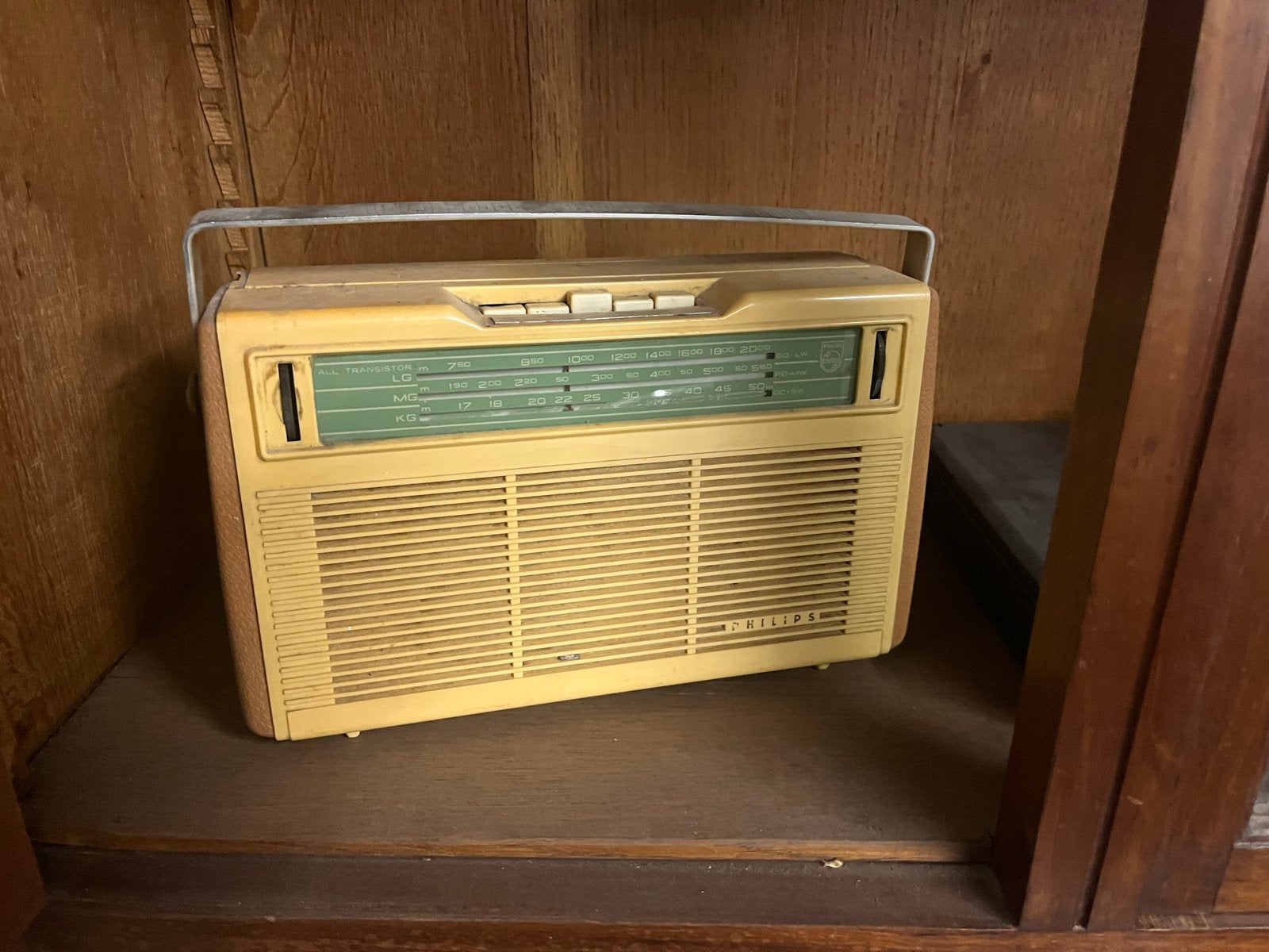 Vintage Philips Transistorradio - Niet getest, Ophalen of Verzenden, Niet werkend, Transistorradio