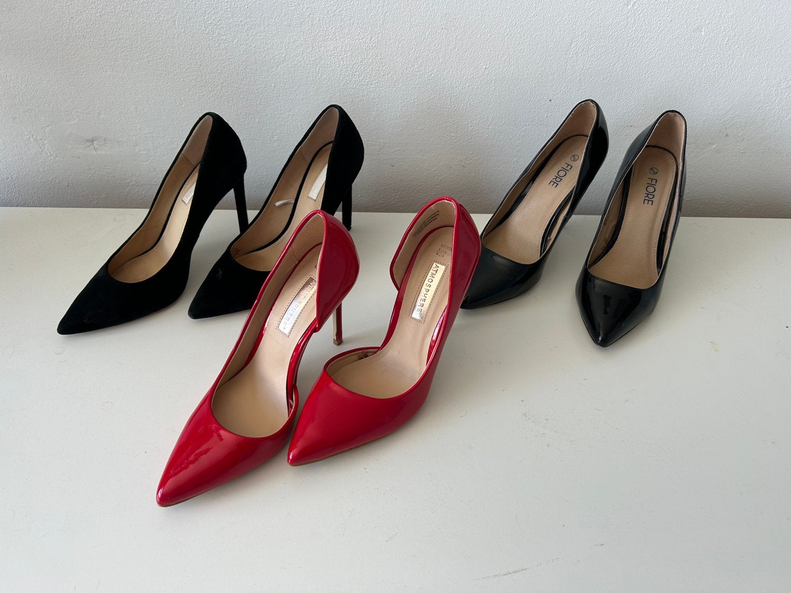 High Heels, Low Price! maat 37 ZGAN, Kleding | Dames, Schoenen, Ophalen, Zo goed als nieuw, Rood