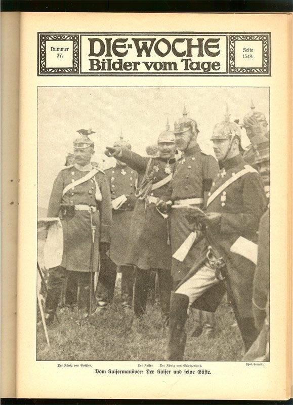 DIE WOCHE Berlin - Nr 36 van 04-09-1909; nr 39 van 03-12-, Ophalen of Verzenden, Gelezen