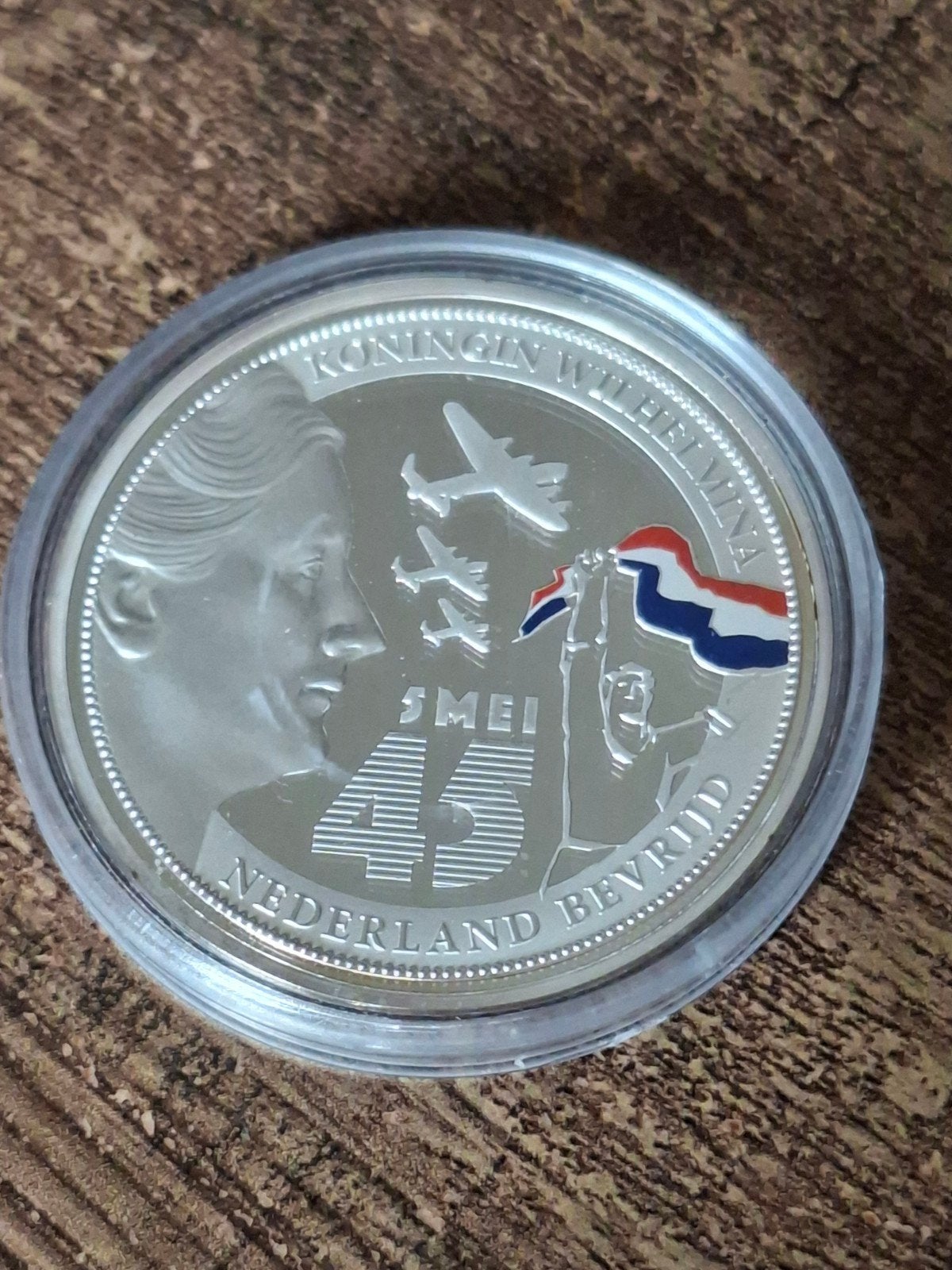Herdenkingsmunt Nederland Bevrijd 1945-2020, Postzegels en Munten, Munten | Nederland, Ophalen of Verzenden, Koningin Wilhelmina