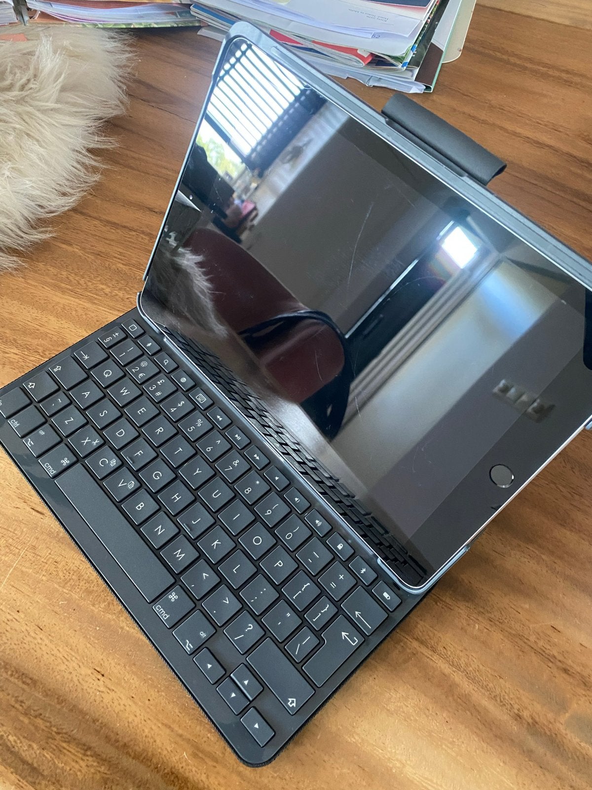 iPad (6e generatie) 32GB met Slim Folio toetsenbord, Computers en Software, Ophalen of Verzenden, Gebruikt, Apple iPad, 32 GB