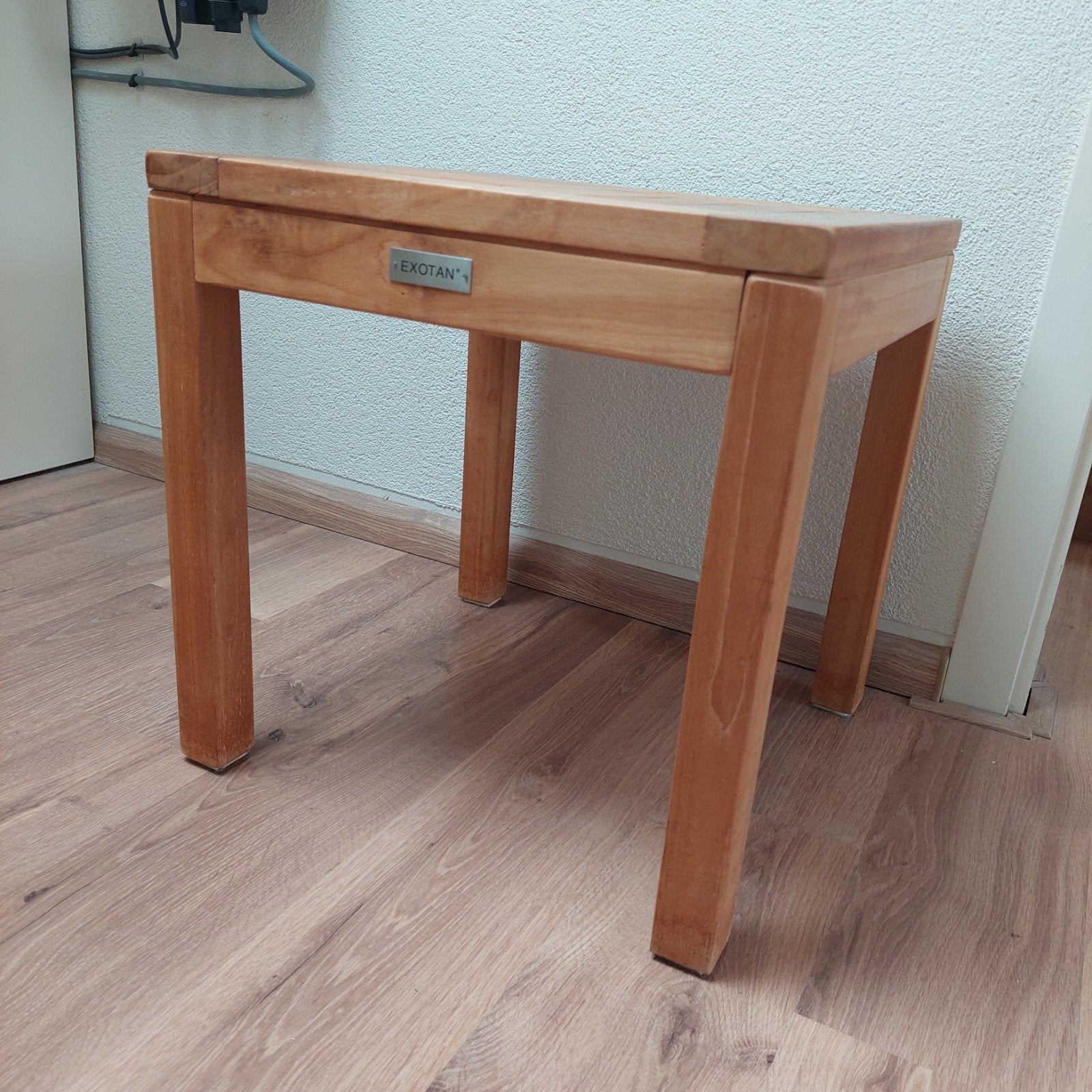 Exotan Teakhouten tafeltje, Ophalen, Minder dan 45 cm, Minder dan 55 cm, Gebruikt
