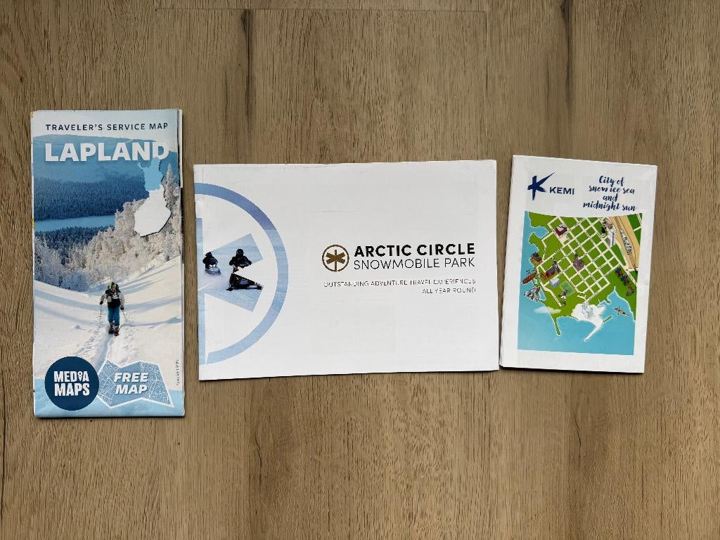 Landkaart Fins lapland, Boeken, Reisgidsen, Overige merken, Fiets- of Wandelgids, Europa, Nieuw
