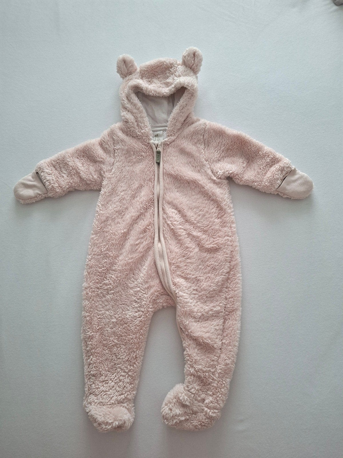 Roze H&M teddy berenpakje maat 68, Kinderen en Baby's, Ophalen of Verzenden, Gebruikt, H&M, Meisje