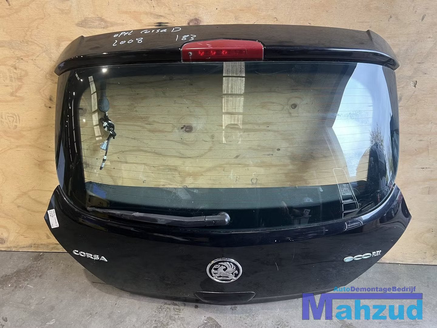 OPEL CORSA D ZWART Z20R Achterklep achterdeur, Auto-onderdelen, Gebruikt, Deur, Opel Automobile GmbH, Ophalen of Verzenden