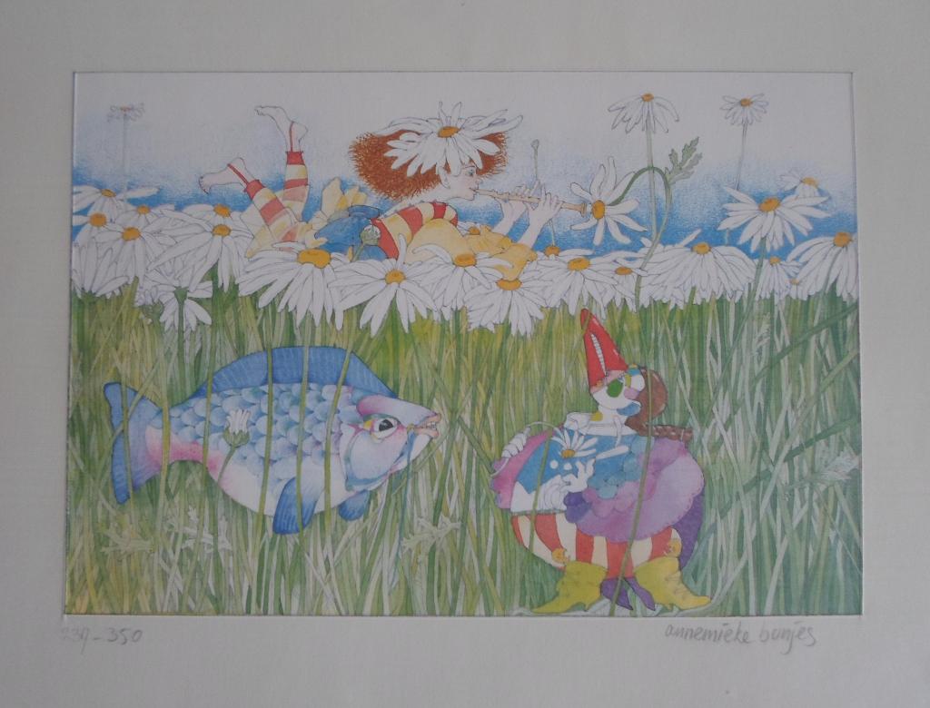 Kunstdruk Annemieke Bunjes, Ophalen of Verzenden