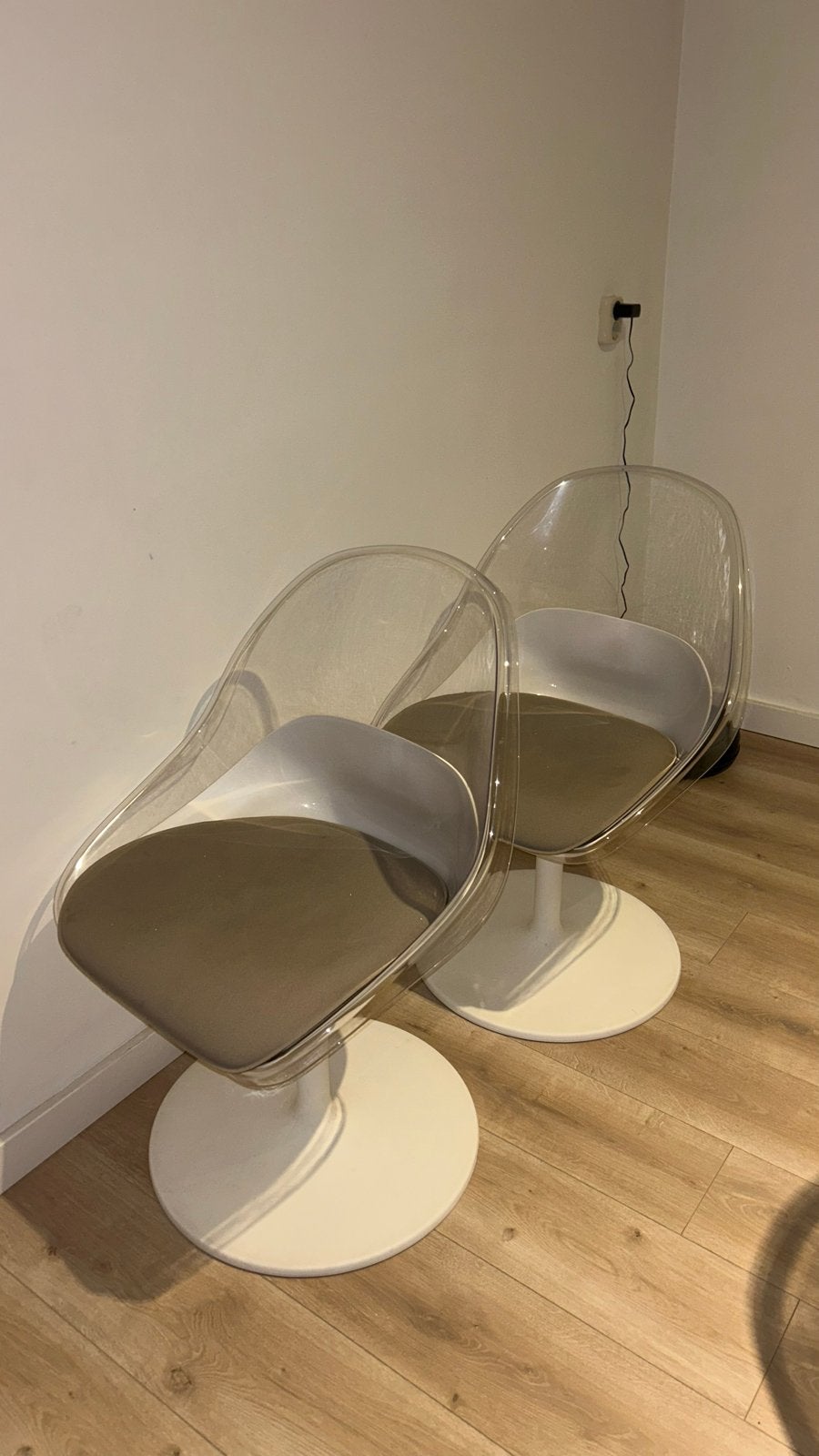 Baltsar Ikea wit/ beige met kussens (2 stuks), Ophalen, Kunststof, Twee, Wit