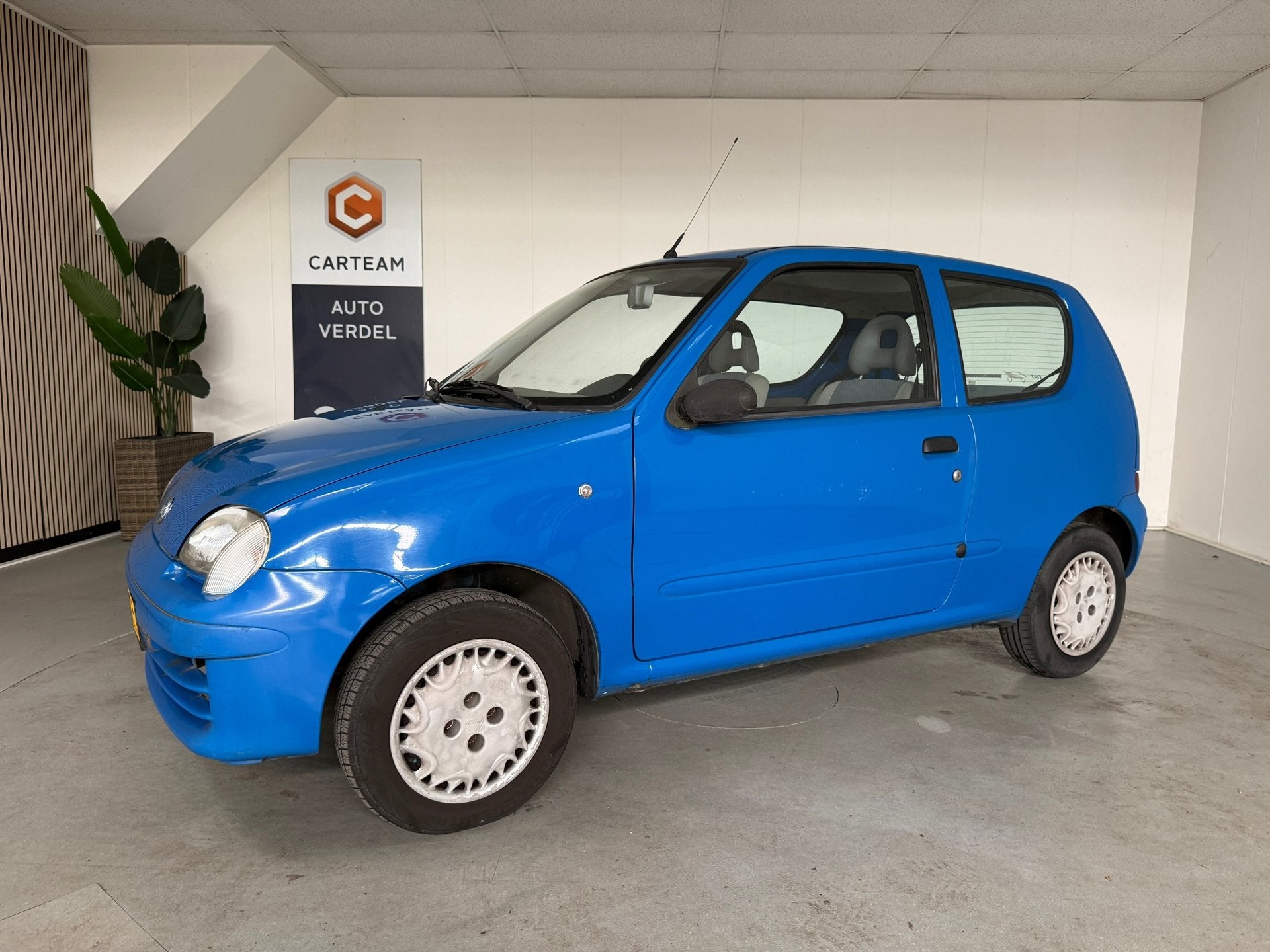 Fiat Seicento 1.1 Active Fietsen trekhaak, Voorwielaandrijving, 4 cilinders, Blauw, Handgeschakeld