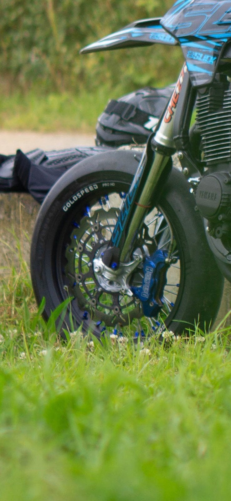Beringer 6-pots supermoto rem set, Motoren, Ophalen of Verzenden, Gebruikt
