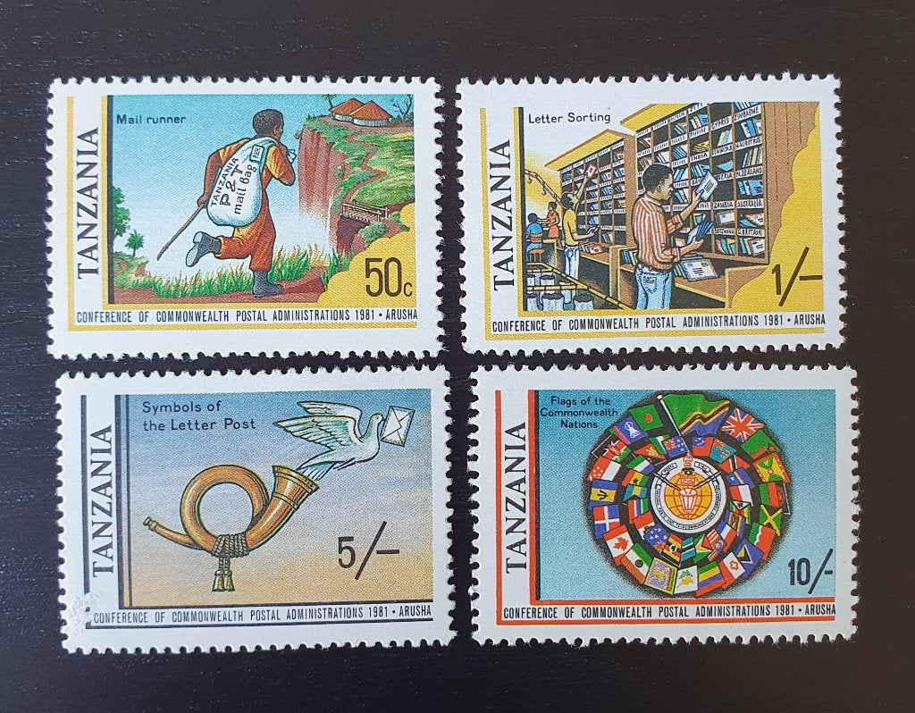 Tanzania 1981 Commonwealth Post Michel 181-184 postfris, Verzenden, Tanzania, Postfris