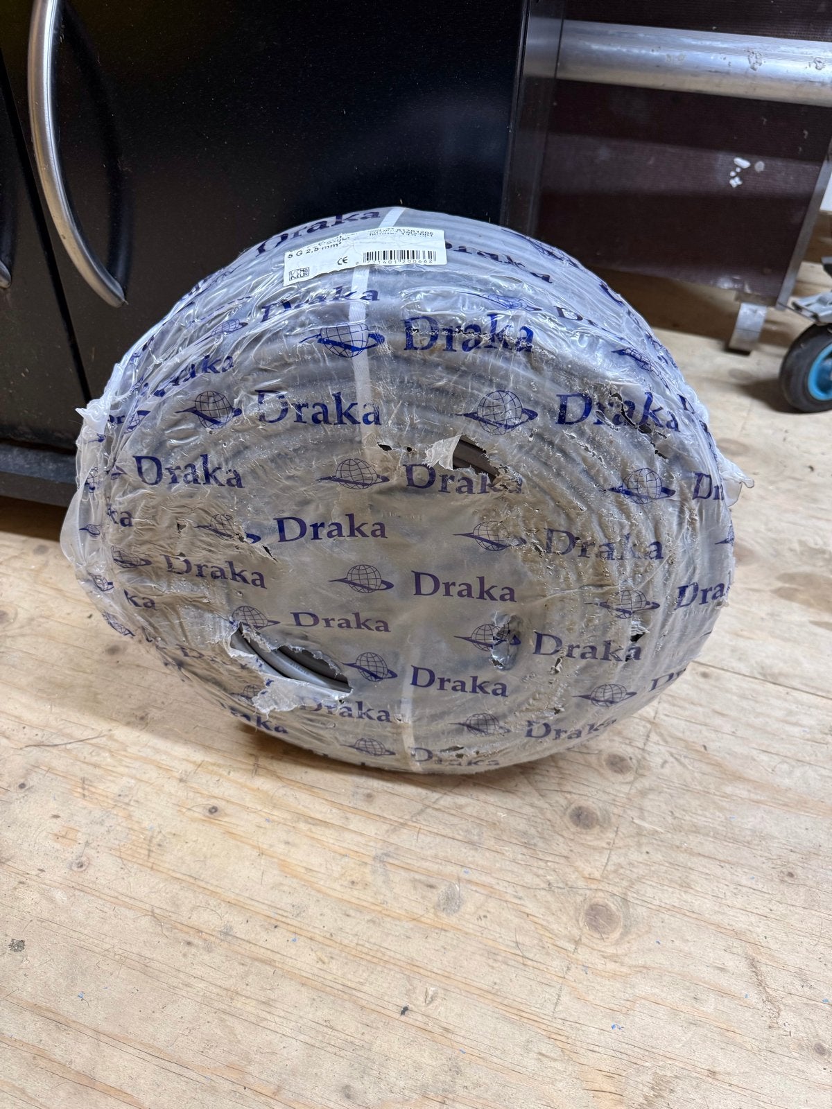 Draka Installatiekabel 5G 2,5 mm² 110 meter, Ophalen, Nieuw, Draka, Kabel of Snoer