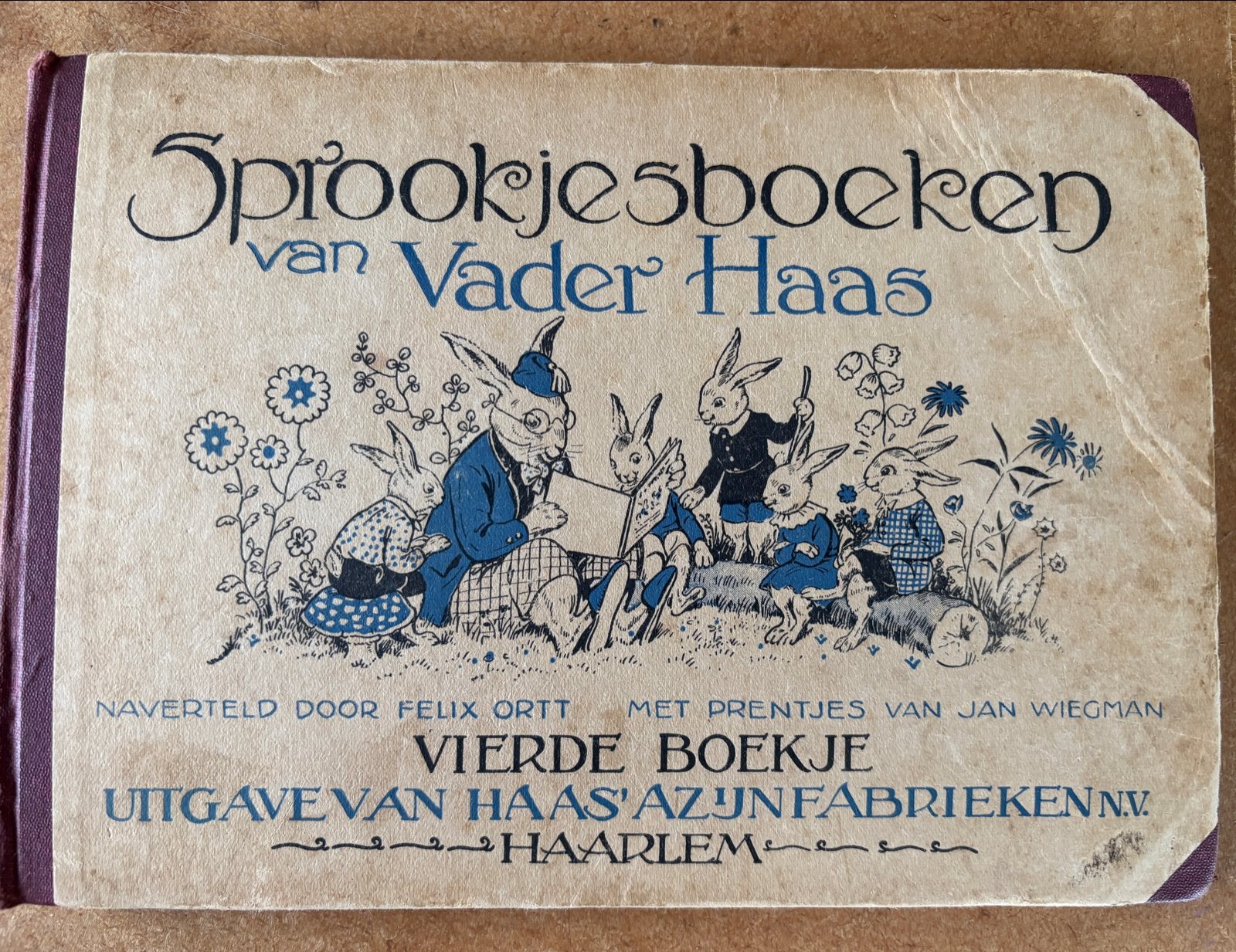 Sprookjesboeken van Vader Haas - Vierde Boekje, Ophalen of Verzenden, Gelezen