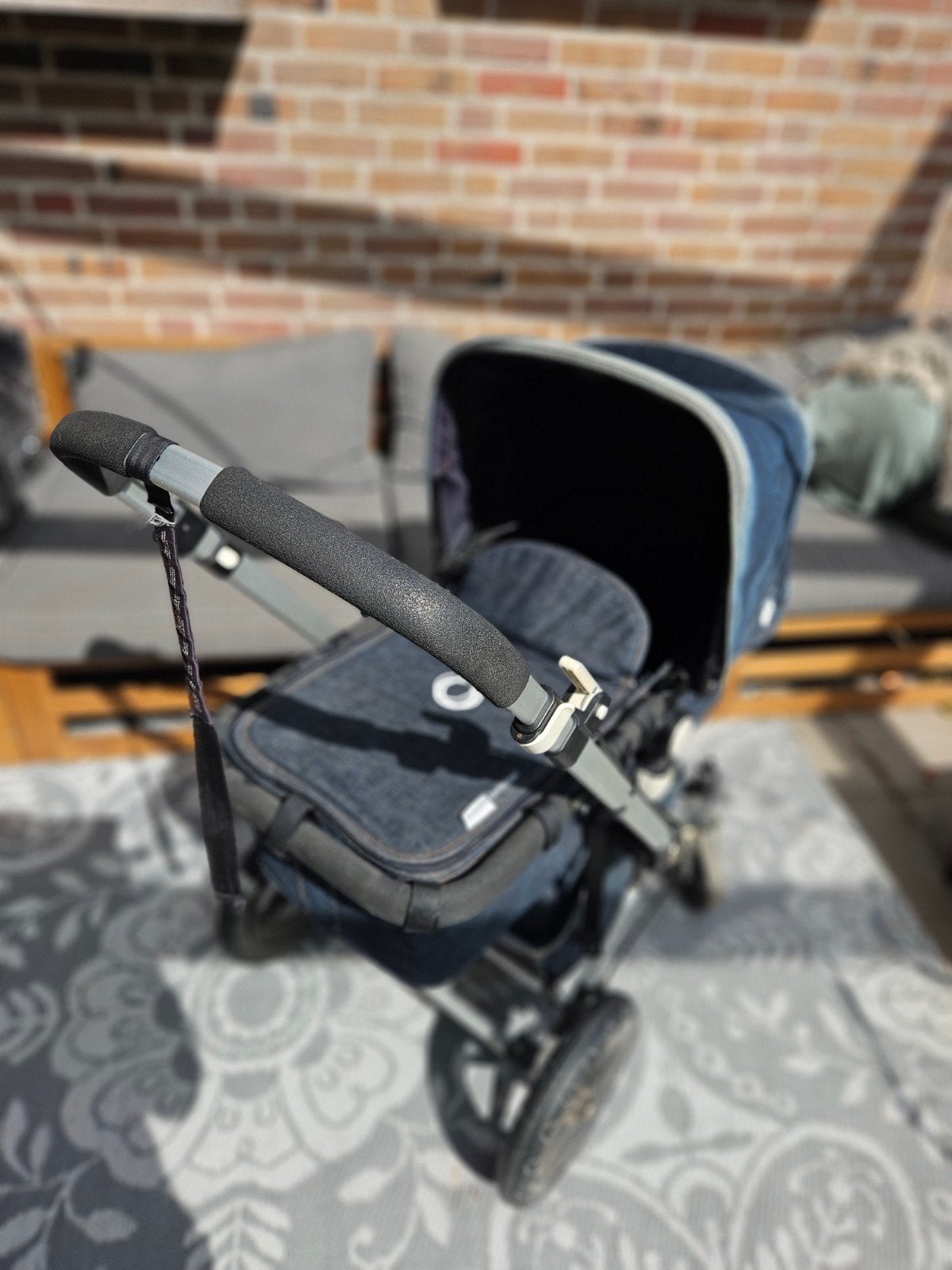 Bugaboo Cameleon Special Edition Denim 007, Ophalen, Gebruikt, Bugaboo, Verstelbare duwstang