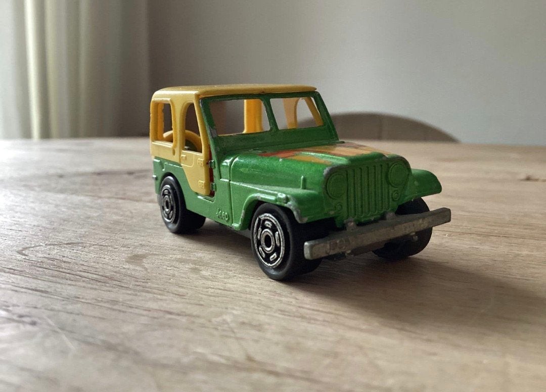 Majorette Jeep Cherokee 4x4 Big Chief N236 Made in France, Hobby en Vrije tijd, Ophalen of Verzenden, Gebruikt, Auto